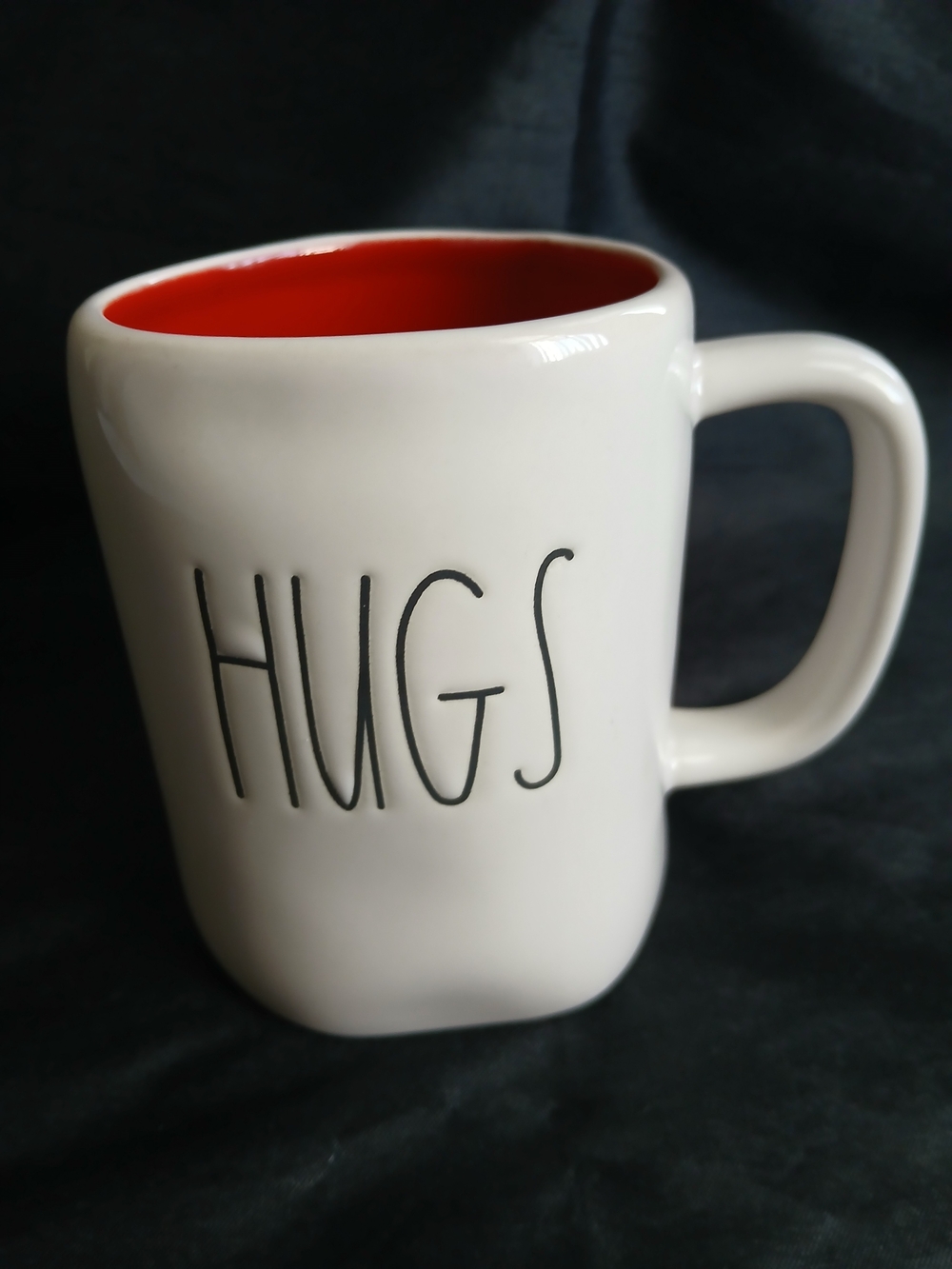 Rae Dunn Hugs & Kisses Artisan Collection By Magenta Coffee Mug.